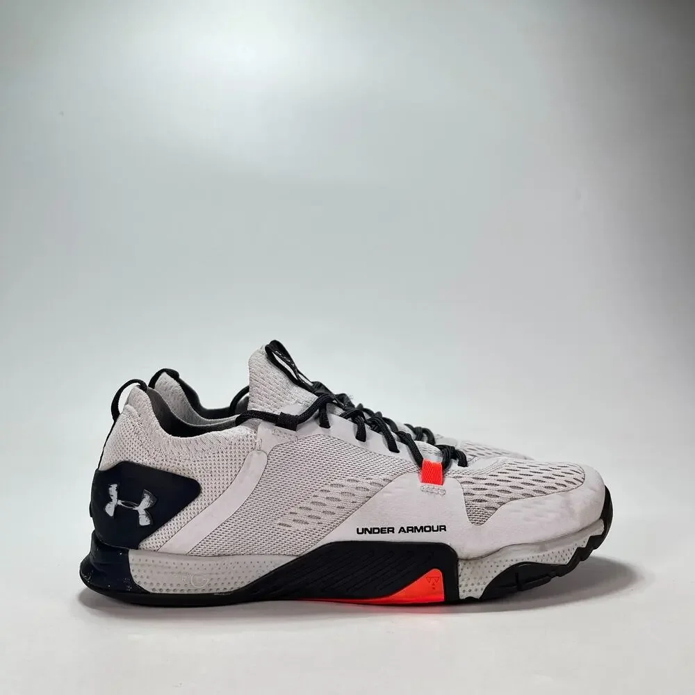 Under Armour TriBase Reign 2 Halo Gray Training Shoes Sneakers Men's Size 8